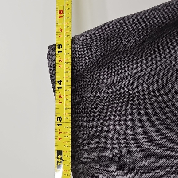 Eileen Fisher Gray Linen Slim Ankle Pant, Size Medium, New - Picture 8 of 10